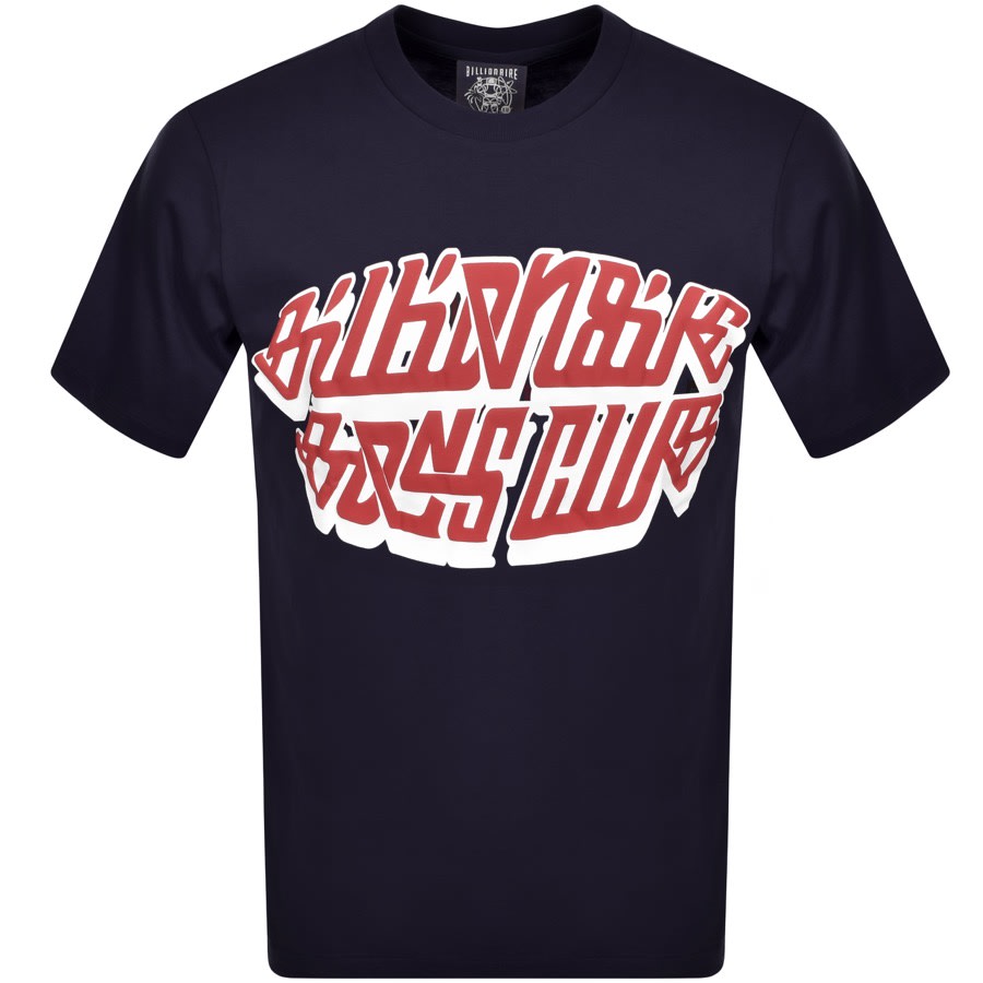 Alternative Image for ProductBillionaire Boys Club Puff Print Logo T Shirt Navy1